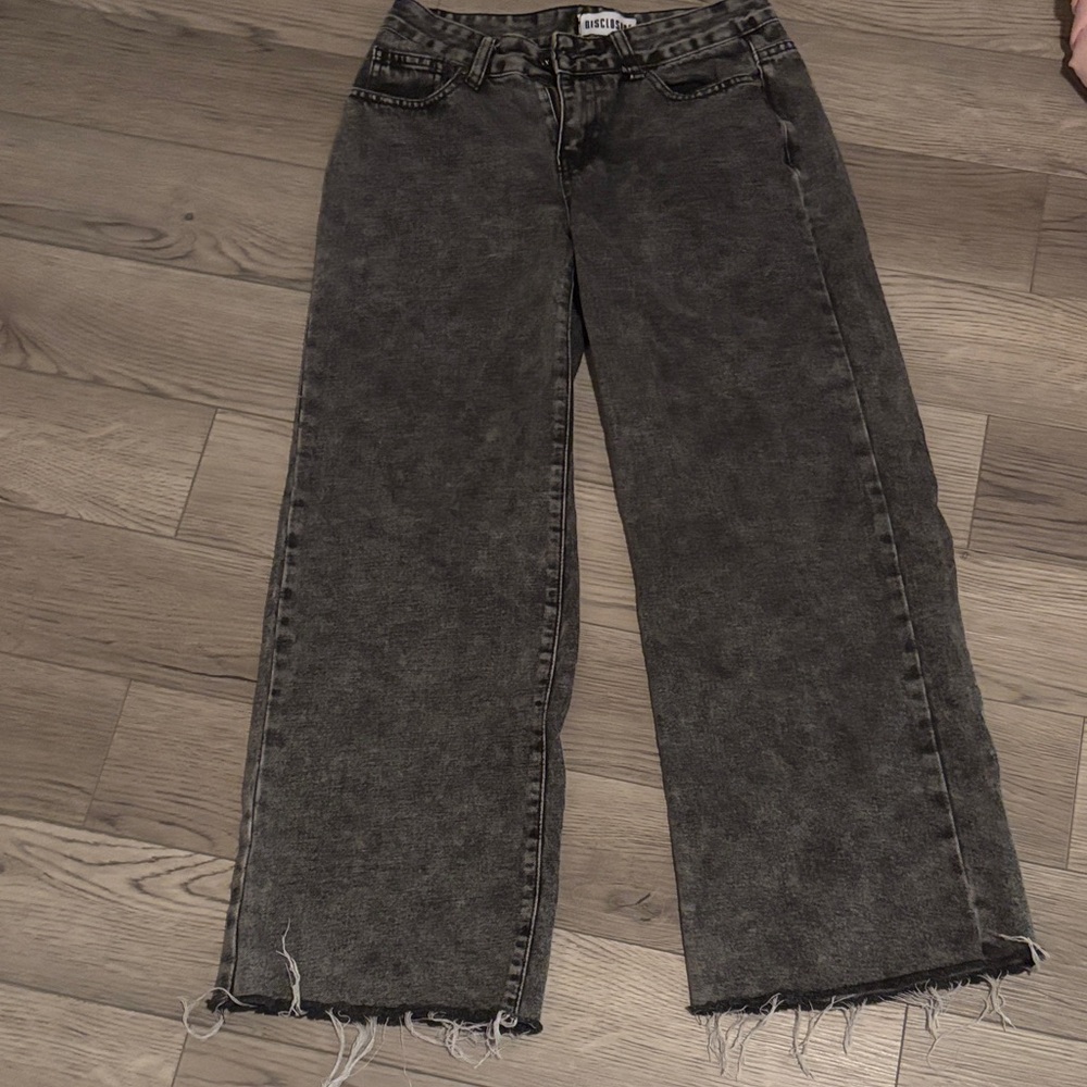 Charcoal Flare Jeans